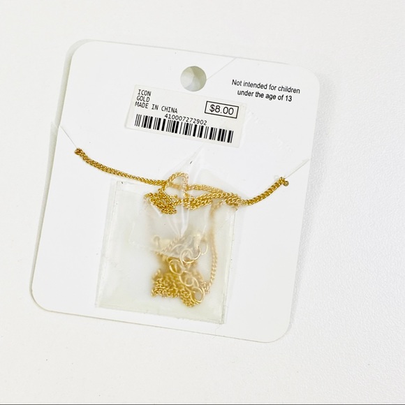 {4 for $20} NWT Set of 2 Charming Charlie Delicate Gold Necklaces - Picture 4 of 9